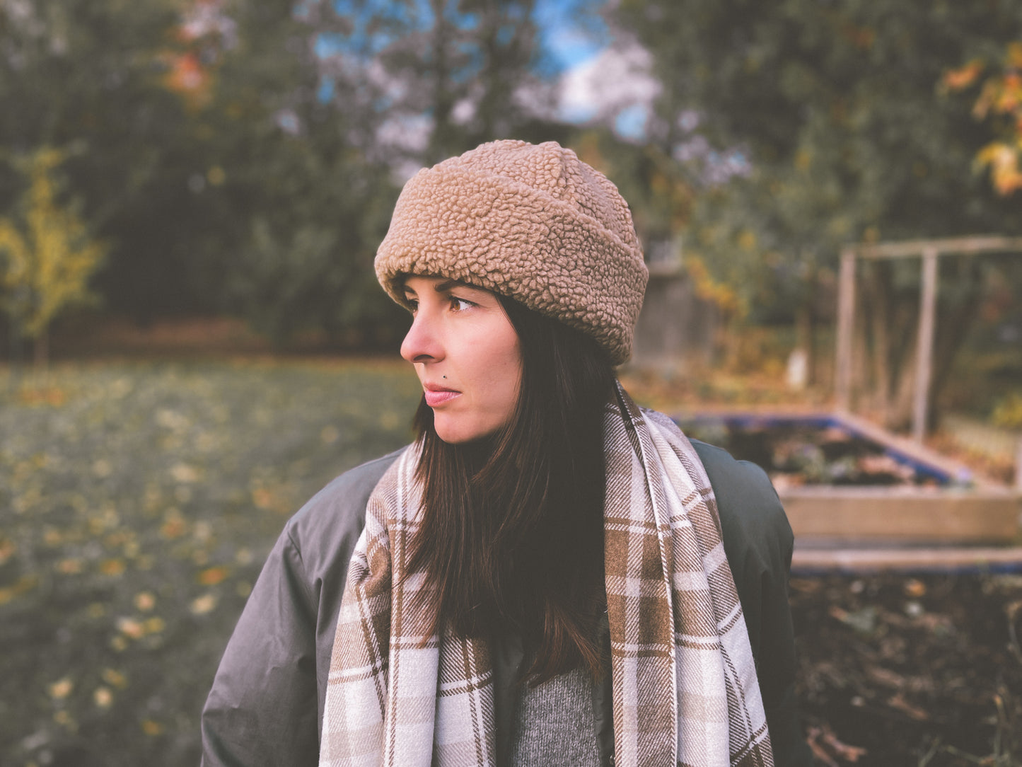 Tuque en Sherpa - Caramel