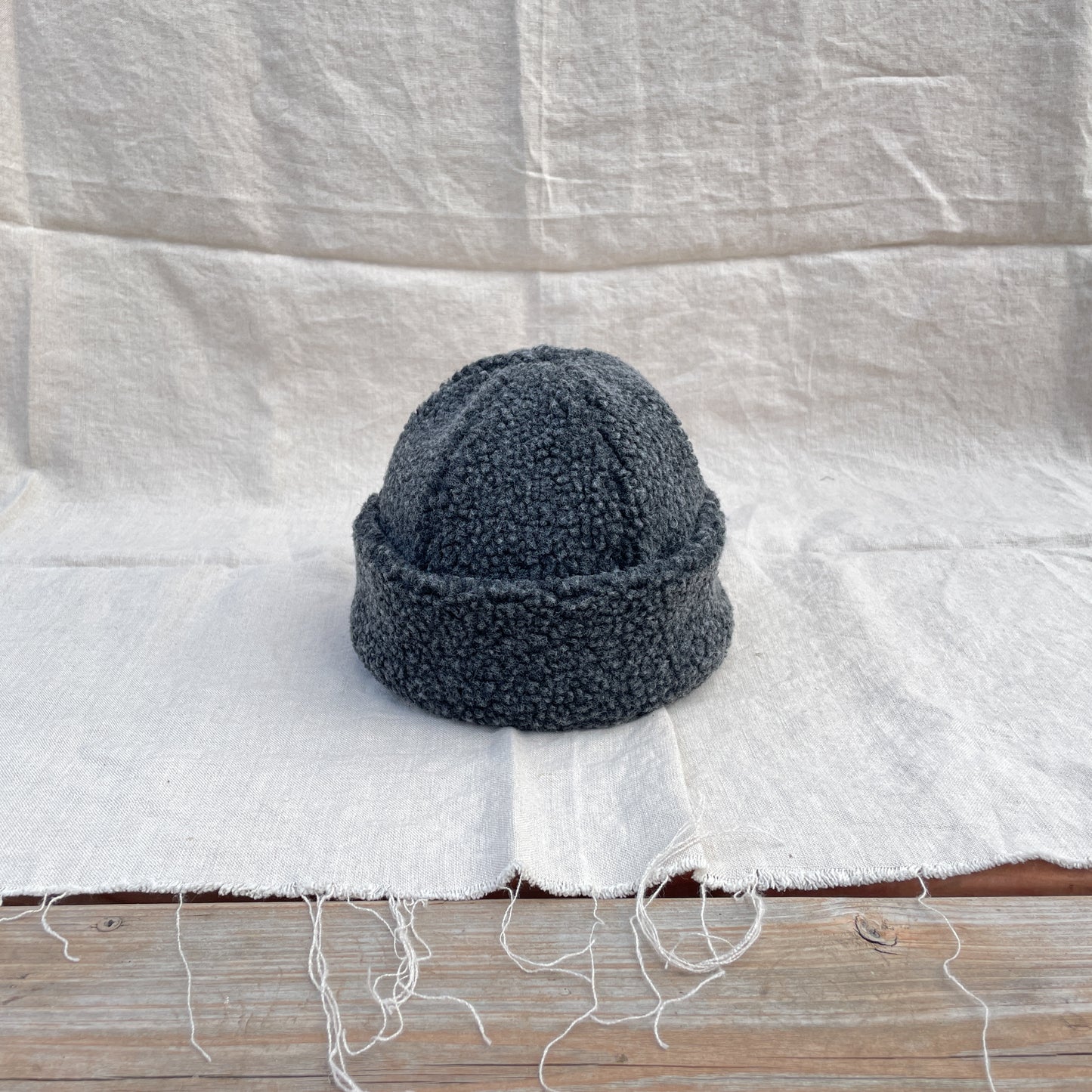 Tuque en Sherpa - Charcoal