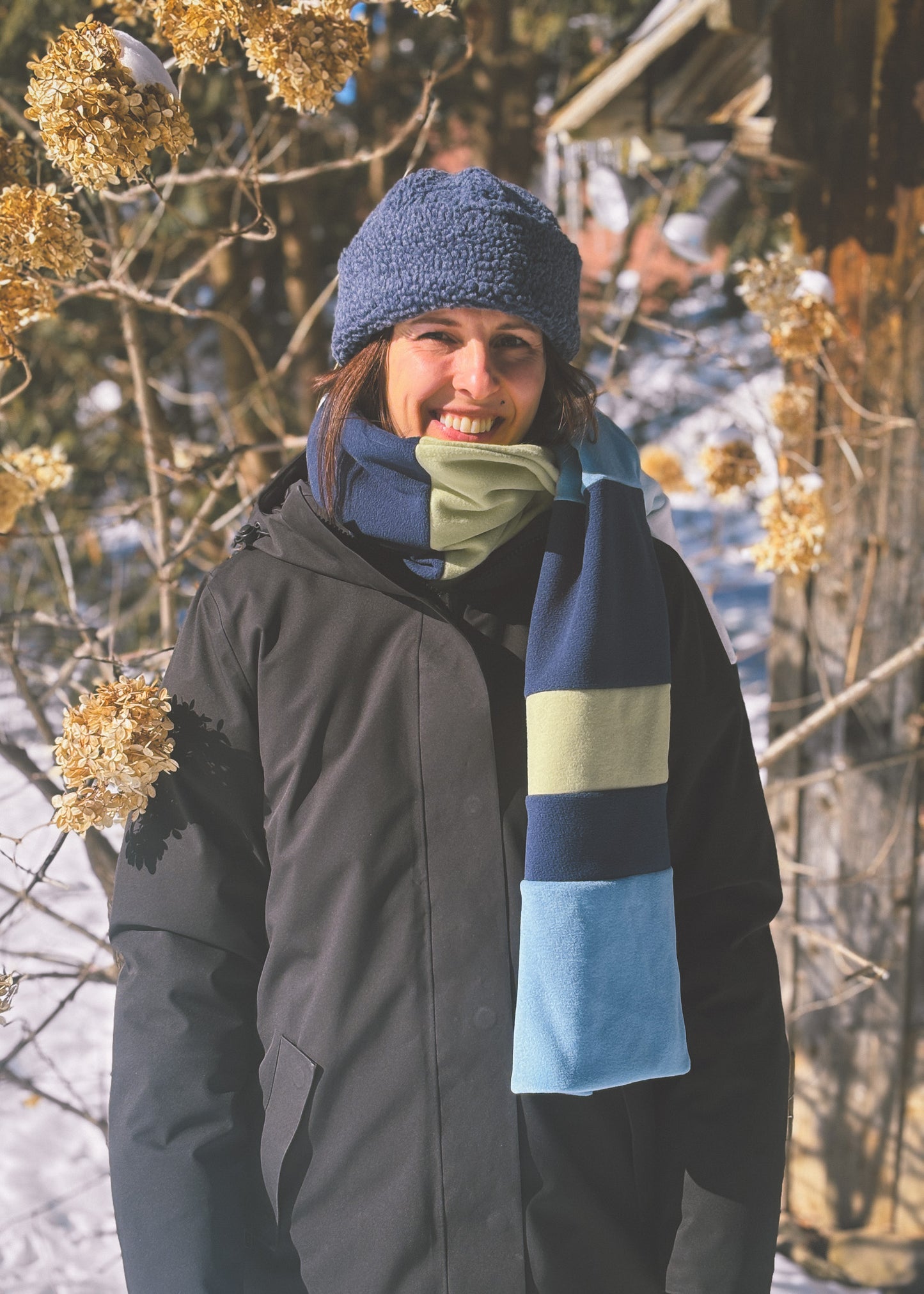 Foulard Polaire - Combo Bleu
