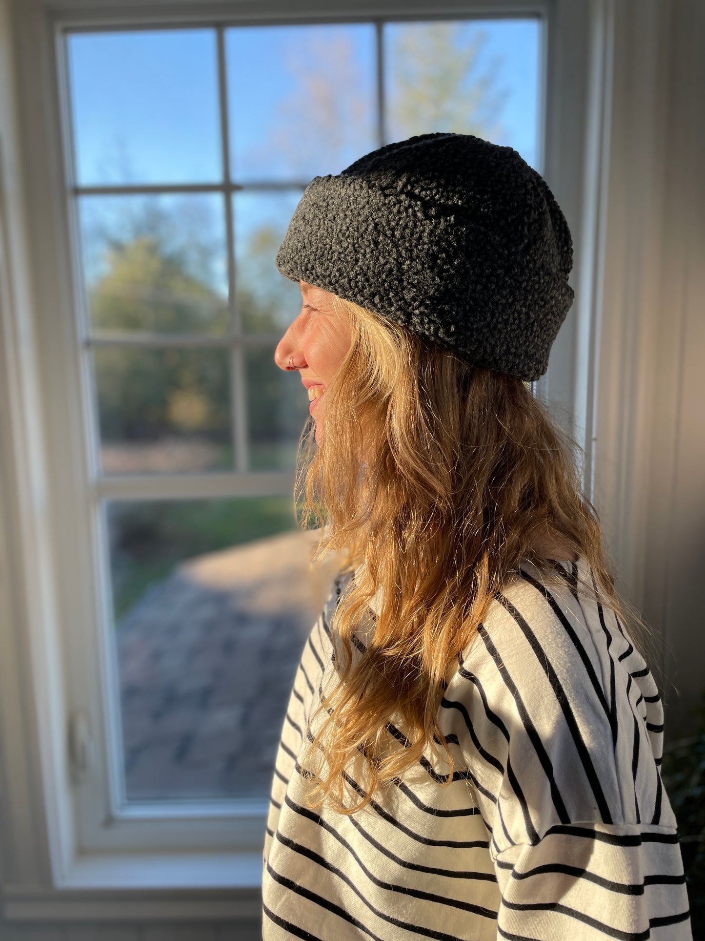 Tuque en Sherpa - Charcoal