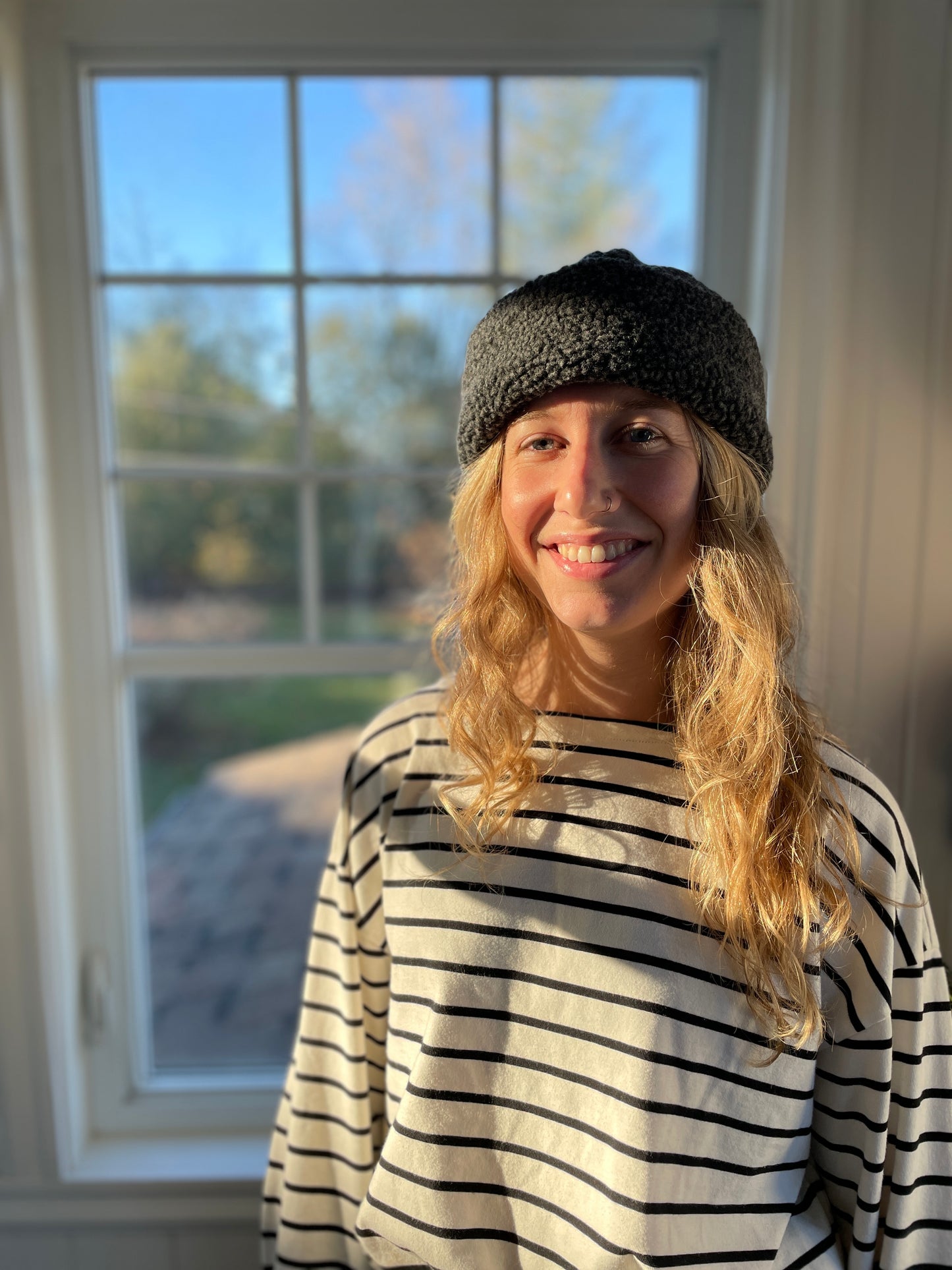 Sherpa Beanie - Charcoal