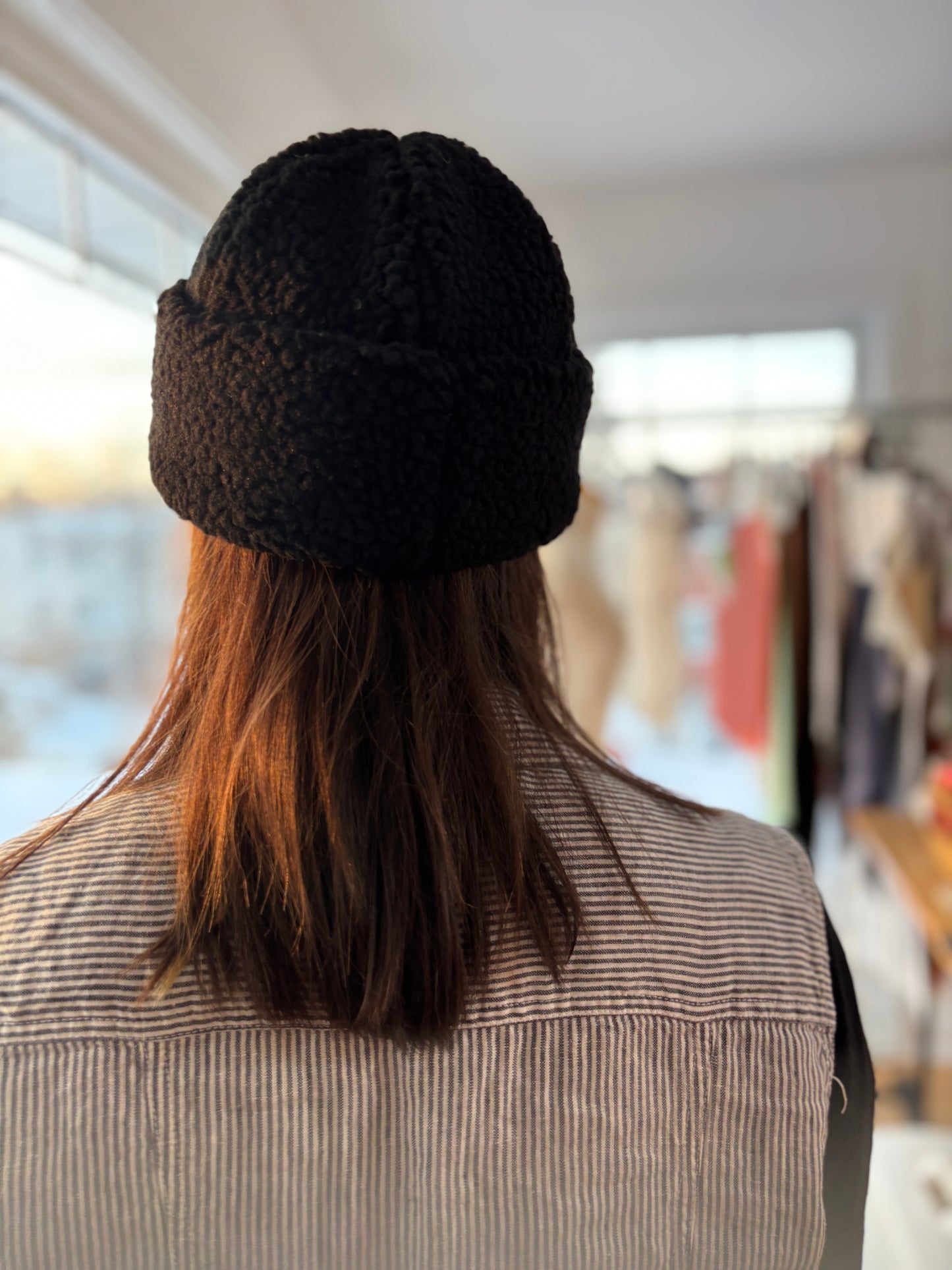 Tuque en Sherpa -  Noir