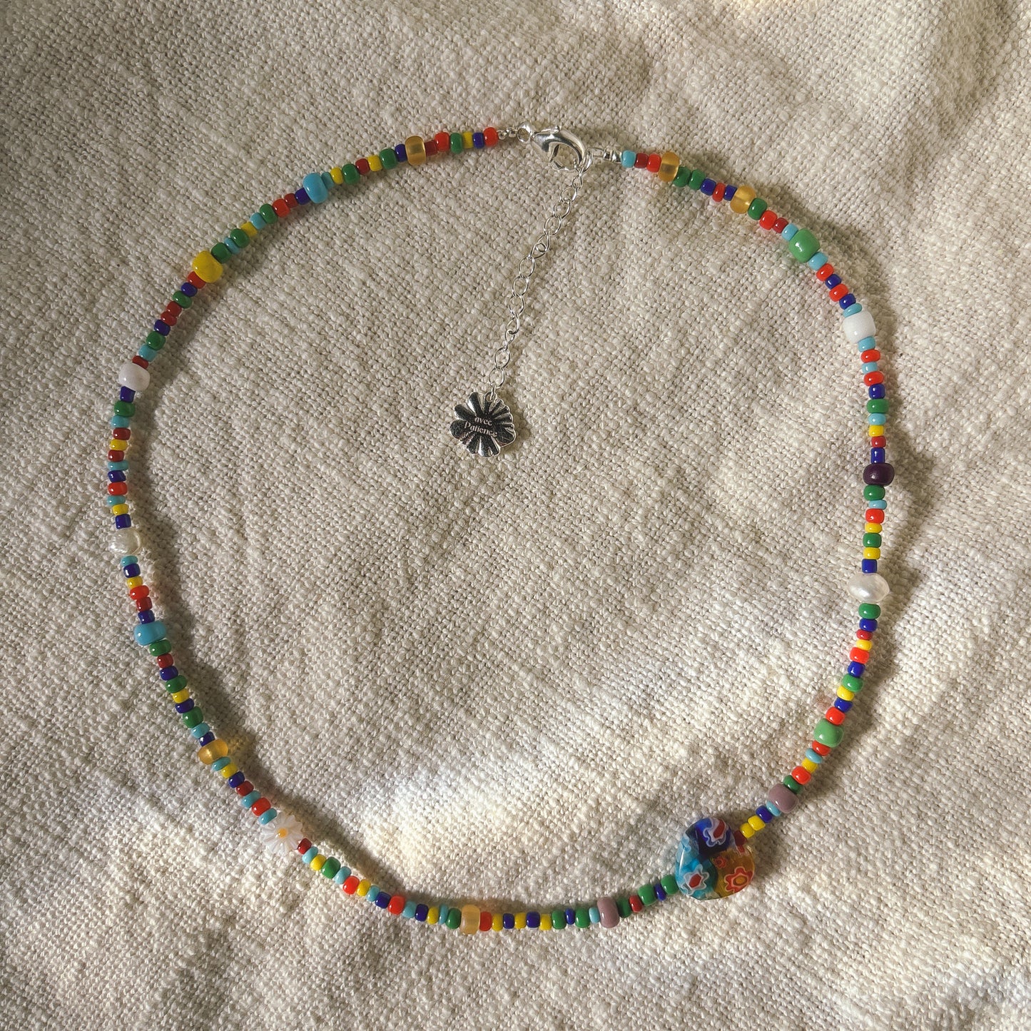 RaInBoWw semi-precious pearl necklace